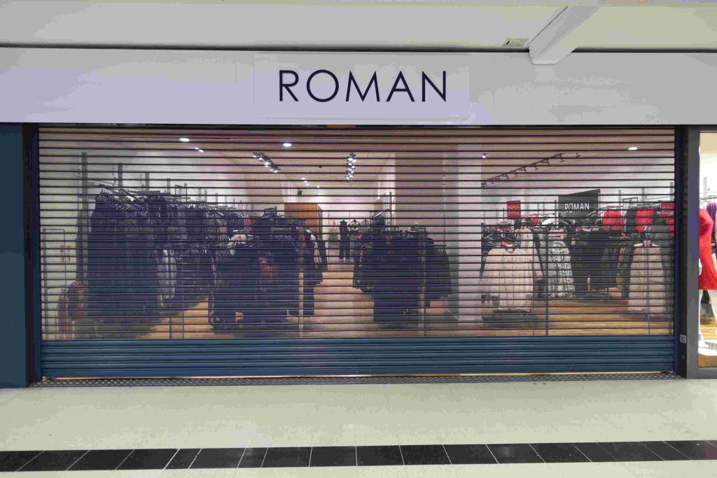 Roman outlet shopfront