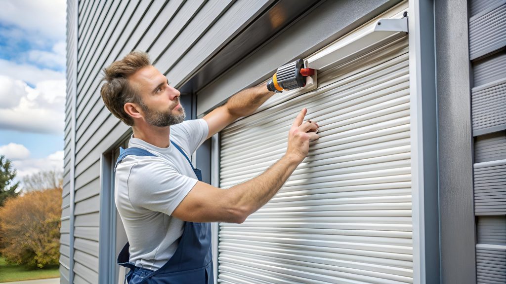 man give Professional roller shutter repair